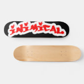 Inimical Classic Bossen Graffiti Label Logo Persoonlijk Skateboard (Horizontaal)