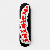 Inimical Classic Bossen Graffiti Label Logo Persoonlijk Skateboard (Voorkant)