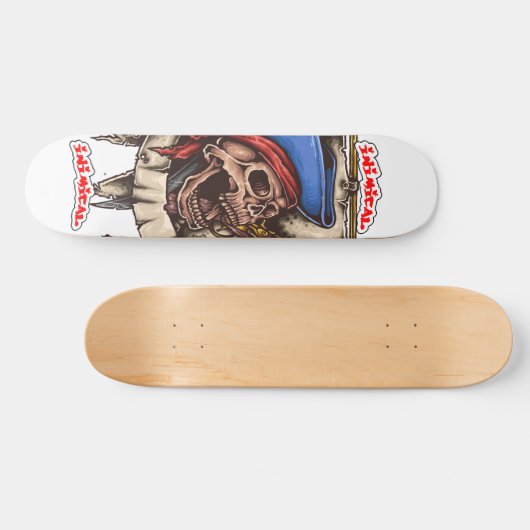 Inimical Dead Pirate Deck Persoonlijk Skateboard (Horizontaal)