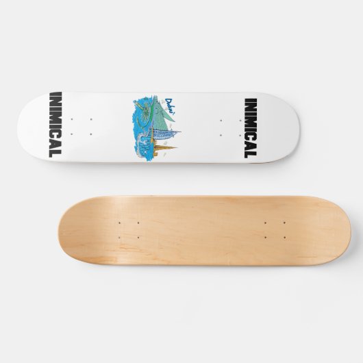 Inimical Dubai Persoonlijk Skateboard (Horizontaal)