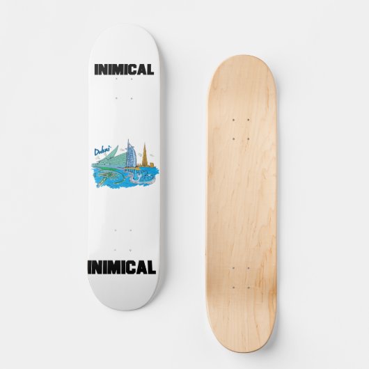 Inimical Dubai Persoonlijk Skateboard (Voorkant)
