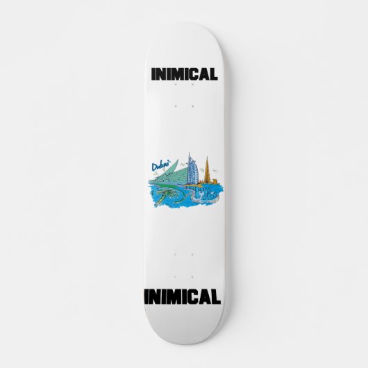 Inimical Dubai Persoonlijk Skateboard (Voorkant)