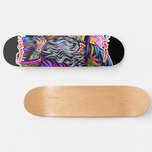 Inimical golvend Japans esdoorn blad wizard Persoonlijk Skateboard (Horizontaal)