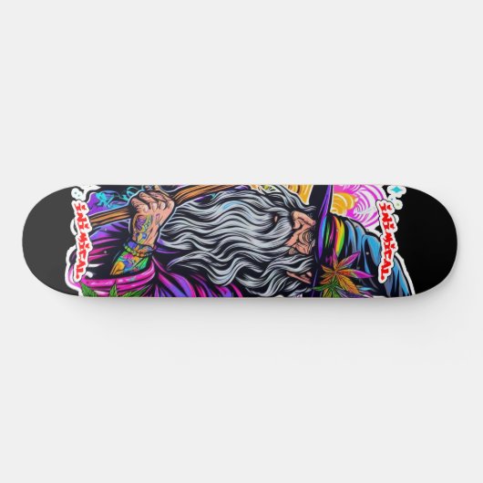 Inimical golvend Japans esdoorn blad wizard Persoonlijk Skateboard (Horizontaal)