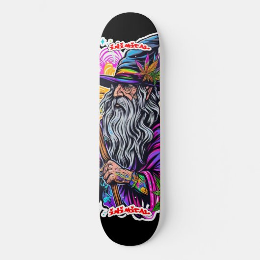 Inimical golvend Japans esdoorn blad wizard Persoonlijk Skateboard (Voorkant)