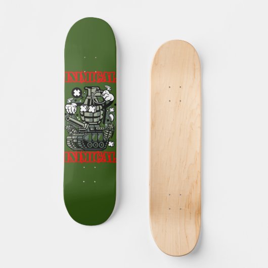 Inimical Grenade Tank Persoonlijk Skateboard (Voorkant)