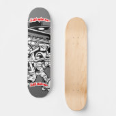 Inimical Grimy Boombox Persoonlijk Skateboard (Voorkant)