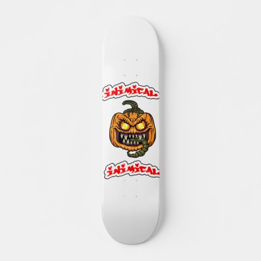 Inimical Halloween Skateboard Deck (Voorkant)