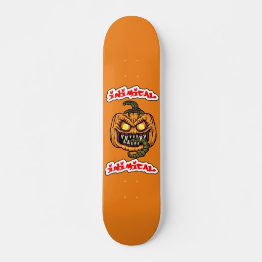 Inimical Halloween Skateboard Deck (Voorkant)