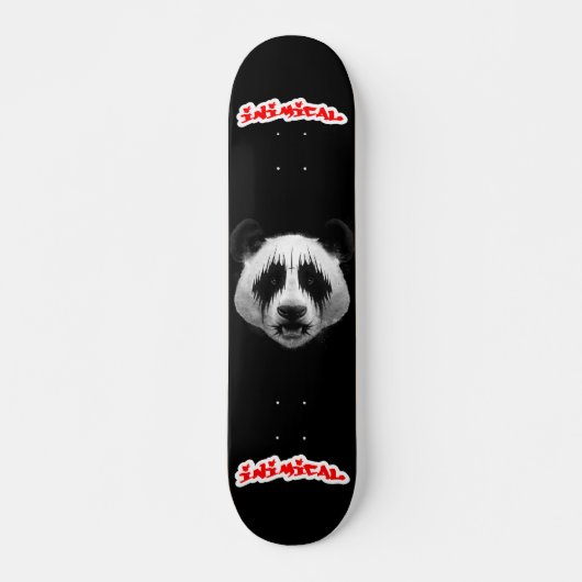Inimical Hard Rocker Panda Persoonlijk Skateboard (Voorkant)