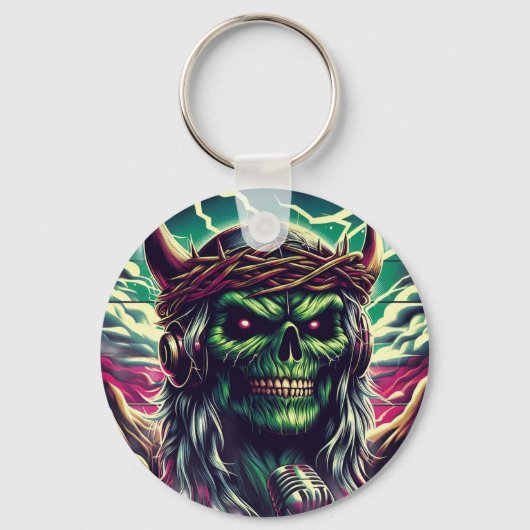 Inimical Heavy Metal Sleutelhanger (Voorkant)