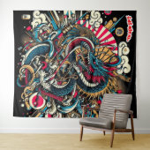 Inimical Japans Abstract Wandkleed (In Situ (horizontaal))