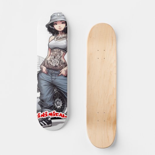 Inimical Jolene Persoonlijk Skateboard (Voorkant)