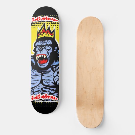 Inimical King Persoonlijk Skateboard (Voorkant)