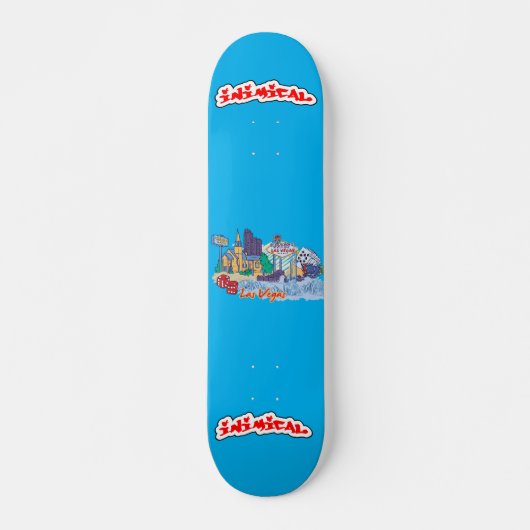 Inimical Las Vegas Deck Persoonlijk Skateboard (Voorkant)