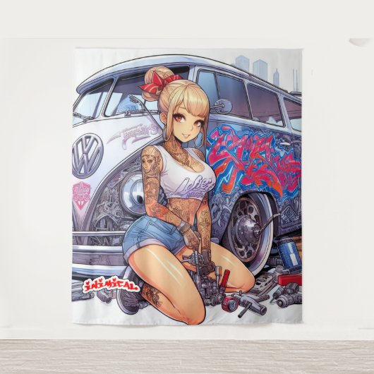 Inimical Lisa Wandkleed (Voorkant)