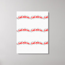 Inimical Logo Stretted Canvas Print