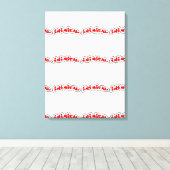 Inimical Logo Stretted Canvas Print (Insitu (Houten vloer))