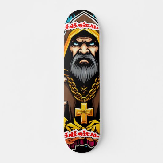 Inimical Mad Monk Persoonlijk Skateboard (Voorkant)