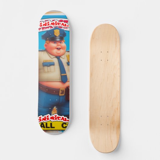 Inimical Mall Cop Persoonlijk Skateboard (Voorkant)