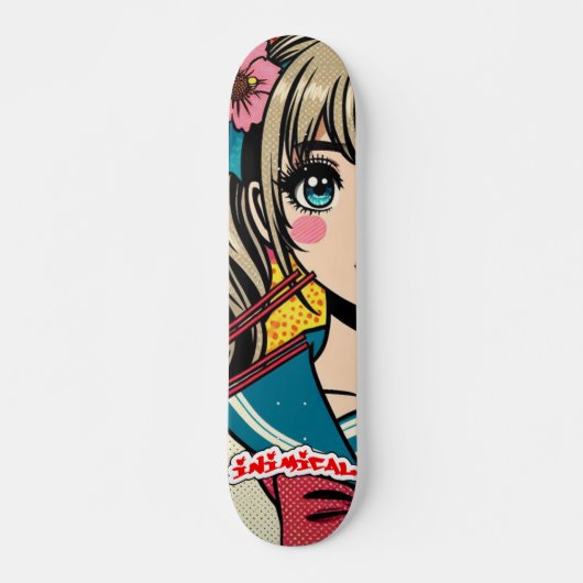 Inimical Meisje POP! Serie #2 Skateboard (Voorkant)