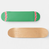 Inimical perfecte groene chroma sleutel persoonlijk skateboard (Horizontaal)