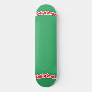 Inimical perfecte groene chroma sleutel persoonlijk skateboard