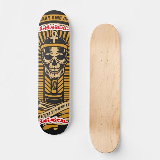 Inimical Pharaoh King Persoonlijk Skateboard (Voorkant)