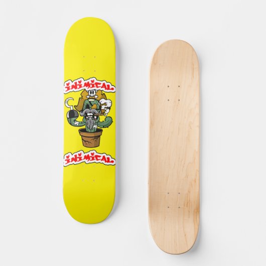 Inimical Pirate Cactus Persoonlijk Skateboard (Voorkant)