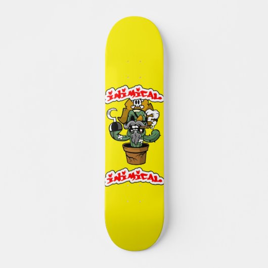 Inimical Pirate Cactus Persoonlijk Skateboard (Voorkant)