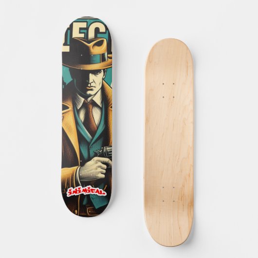 Inimical Pulp Detective Persoonlijk Skateboard (Voorkant)