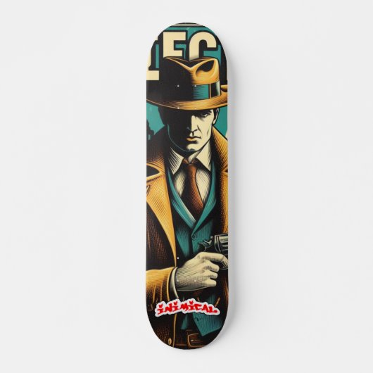 Inimical Pulp Detective Persoonlijk Skateboard (Voorkant)
