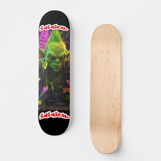 Inimical Punk Goblin Persoonlijk Skateboard (Voorkant)