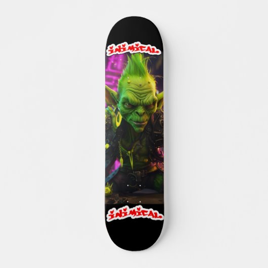 Inimical Punk Goblin Persoonlijk Skateboard (Voorkant)