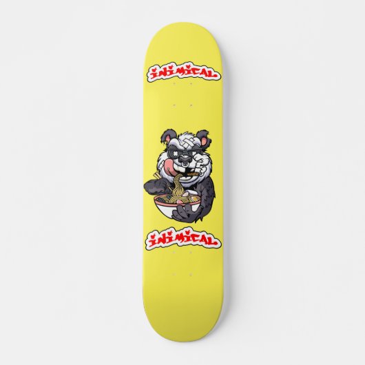Inimical Ramen Panda Skateboard Deck (Voorkant)