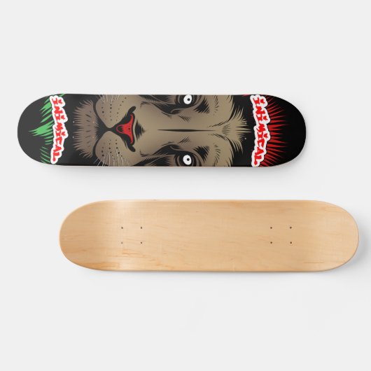 Inimical Reggae Lion Persoonlijk Skateboard (Horizontaal)