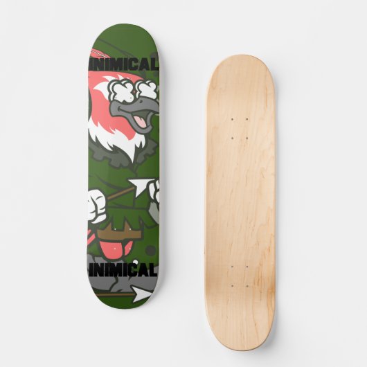 Inimical Robin Bird Persoonlijk Skateboard (Voorkant)