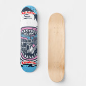 Inimical Rock and Roll Shark Persoonlijk Skateboard (Voorkant)