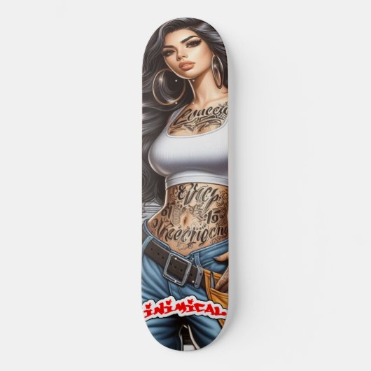 Inimical Rosa Persoonlijk Skateboard (Voorkant)