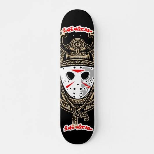 Inimical Samurai Horror Persoonlijk Skateboard (Voorkant)