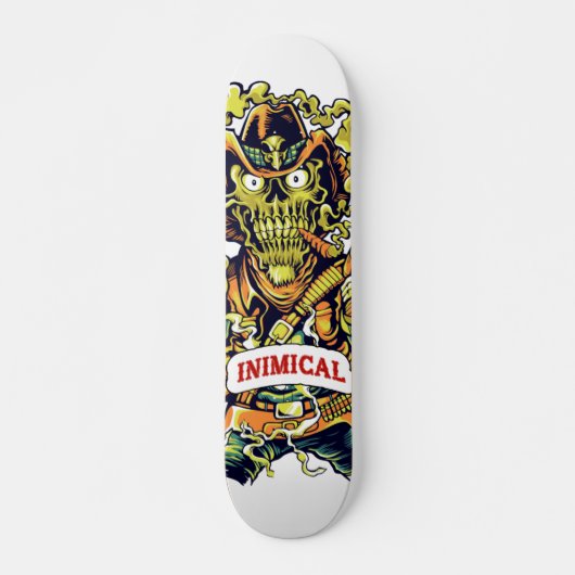 Inimical Savage Cowboy Persoonlijk Skateboard (Voorkant)