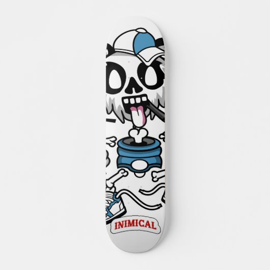 Inimical Shook Panda Persoonlijk Skateboard (Voorkant)
