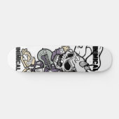 Inimical Skull Punker Persoonlijk Skateboard (Horizontaal)