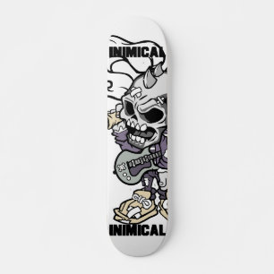 Inimical Skull Punker Persoonlijk Skateboard