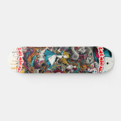 Inimical Trippy Alice Persoonlijk Skateboard (Horizontaal)