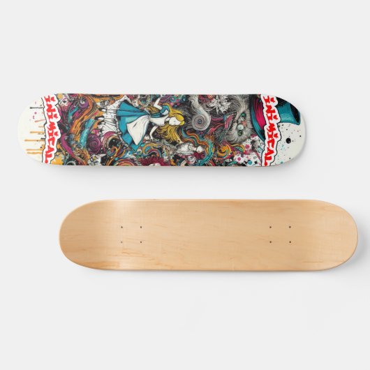 Inimical Trippy Alice Persoonlijk Skateboard (Horizontaal)