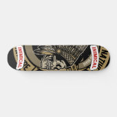 Inimical True West Native American Headdress Skull Persoonlijk Skateboard (Horizontaal)