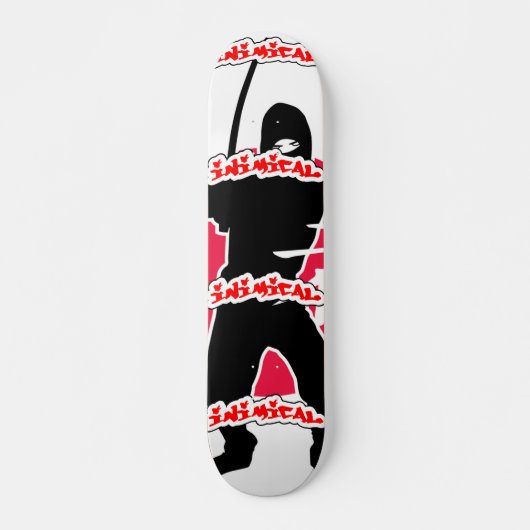 Inimical Urban Ninja Persoonlijk Skateboard (Voorkant)