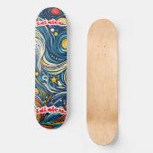 Inimical Van Gogh Persoonlijk Skateboard (Voorkant)