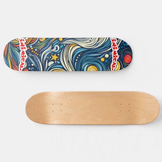 Inimical Van Gogh Persoonlijk Skateboard (Horizontaal)